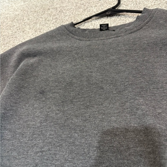Forever 21‎ Gray Crew Neck Pullover Sweatshirt Casual Comfy Everyday - Picture 5 of 5